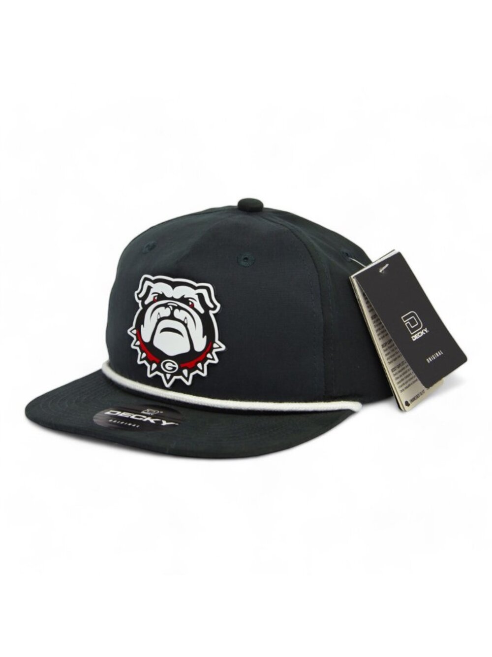 Georgia Bulldogs UGA 3D Classic Rope Hat- Charcoal/ White